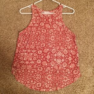 Rust Patterned Tank Top
